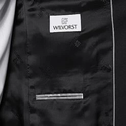 Wilvorst Smoking 401201/01/1550/0+530 Classic Line, Schurwolle Super100, Schwarz -Anzüge & Westen Schritte 207958 norm5