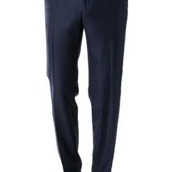 Carl Gross Hose Sascha 40/016N0/332023/63 Modern Fit, Flanell, Marine meliert, Marine