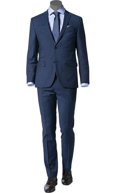 Daniel Hechter Anzug 58200/7993+5635/62 Modern Fit, Schurwolle, Dunkelblau kariert, Royal 3 Daniel Hechter Anzug 58200/7993+5635/62 Modern Fit, Schurwolle, Dunkelblau kariert, Royal