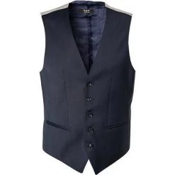 bugatti Weste Smart Fit 99801/780200/390 Merinowolle, Marineblau, Marine