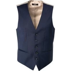 bugatti Weste Smart Fit 99801/780200/380 Merinowolle, Nachtblau