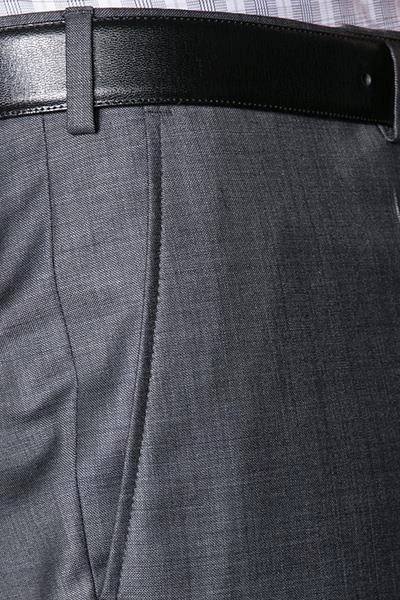 EDUARD DRESSLER Hose Jeff 00510/3B25/26 Shaped Fit, Schurwolle Super140, Mittelgrau meliert, Anthrazit 4 EDUARD DRESSLER Hose Jeff 00510/3B25/26 Shaped Fit, Schurwolle Super140, Mittelgrau meliert, Anthrazit – Bild 2