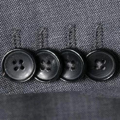 EDUARD DRESSLER Anzug 00510/6B51+3B25/26 Schurwolle Super140, Mittelgrau meliert, Anthrazit -Anzüge & Westen Schritte 216238 norm3