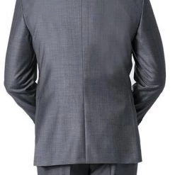 EDUARD DRESSLER Anzug 00510/6B51+3B25/26 Schurwolle Super140, Mittelgrau meliert, Anthrazit -Anzüge & Westen Schritte 216238 norm5