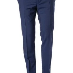 Strellson Hose L-Mercer 11005333/126 Slim Fit, Schurwolle, Royalblau meliert, Royal