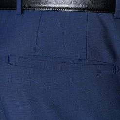 Strellson Hose L-Mercer 11005333/126 Slim Fit, Schurwolle, Royalblau meliert, Royal -Anzüge & Westen Schritte 216396 norm4