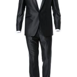 Wilvorst Smoking 433100/10/18651/722/2 Super Slim Line, Wolle, Schwarz