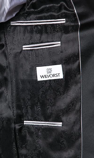 Wilvorst Smoking 433100/10/18651/722/2 Super Slim Line, Wolle, Schwarz 7 Wilvorst Smoking 433100/10/18651/722/2 Super Slim Line, Wolle, Schwarz – Bild 5