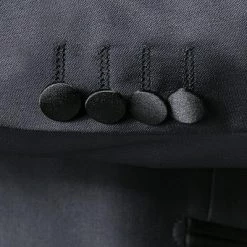 Wilvorst Smoking 433100/32/18501/631/2 Super Slim Line, Wolle, Nachtblau -Anzüge & Westen Schritte 217467 norm4