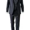 Wilvorst Anzug nachtblau 441200/32/17852/2 + 177 Slim Line, Optional mit Weste, Woll-Stretch -Anzüge & Westen Schritte 217479 norm