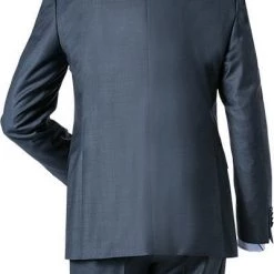 EDUARD DRESSLER Anzug 00510/6B51+3B25/46 Schurwolle, Blau meliert, Stahlblau -Anzüge & Westen Schritte 219829 norm5