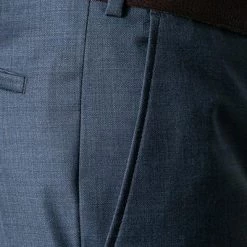 EDUARD DRESSLER Anzug 00510/6B51+3B25/46 Schurwolle, Blau meliert, Stahlblau -Anzüge & Westen Schritte 219829 norm7