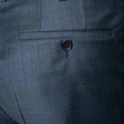 EDUARD DRESSLER Anzug 00510/6B51+3B25/46 Schurwolle, Blau meliert, Stahlblau -Anzüge & Westen Schritte 219829 norm8