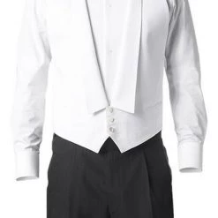 Wilvorst Frackweste 4100/1/500 Baumwolle, Weiß