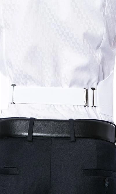 Botthof Frackweste 83-04-102/10 Baumwolle, Weiß 5 Botthof Frackweste 83-04-102/10 Baumwolle, Weiß – Bild 3