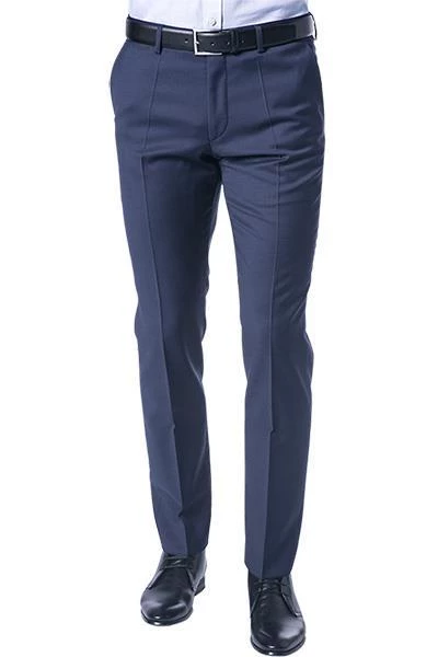 ROY ROBSON Hose 5066/0240/019 Slim Fit, Schurwolle, Marine-royal meliert, Dunkelblau 3 ROY ROBSON Hose 5066/0240/019 Slim Fit, Schurwolle, Marine-royal meliert, Dunkelblau