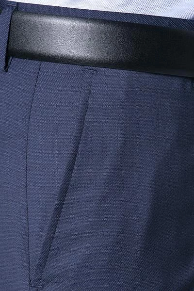 ROY ROBSON Hose 5066/0240/019 Slim Fit, Schurwolle, Marine-royal meliert, Dunkelblau 4 ROY ROBSON Hose 5066/0240/019 Slim Fit, Schurwolle, Marine-royal meliert, Dunkelblau – Bild 2