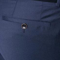 ROY ROBSON Anzug 5066/2022+0240/019 Slim Fit, Schurwolle Super100, Marine-royal meliert, Dunkelblau -Anzüge & Westen Schritte 226282 norm8