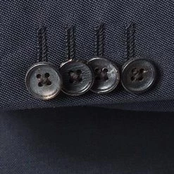 Windsor Anzug 13009345+13009348/420 Anzug Sera-Sole, Shaped Fit, Schurwolle, Nachtblau meliert, Marine -Anzüge & Westen Schritte 227908 norm4