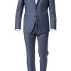 Windsor Anzug 13009345+13009348/425 Anzug Sera-Sole, Shaped Fit, Schurwolle, Dunkelblau meliert, Stahlblau -Anzüge & Westen Schritte 227911 norm