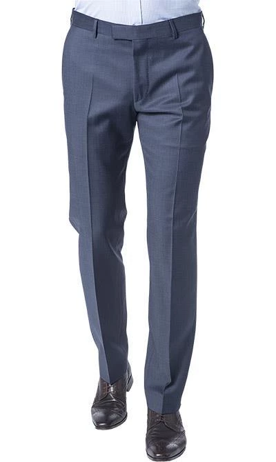 Windsor Anzug 13009345+13009348/425 Anzug Sera-Sole, Shaped Fit, Schurwolle, Dunkelblau meliert, Stahlblau 8 Windsor Anzug 13009345+13009348/425 Anzug Sera-Sole, Shaped Fit, Schurwolle, Dunkelblau meliert, Stahlblau – Bild 6