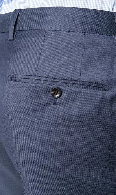 Windsor Anzug 13009345+13009348/425 Anzug Sera-Sole, Shaped Fit, Schurwolle, Dunkelblau meliert, Stahlblau 11 Windsor Anzug 13009345+13009348/425 Anzug Sera-Sole, Shaped Fit, Schurwolle, Dunkelblau meliert, Stahlblau – Bild 9