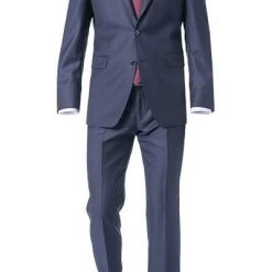 DIGEL Anzug Preference 99652/Duncan-AMF+Per/22 Modern Fit, Schurwolle Super110 REDA, Dunkelblau meliert, Marine