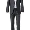 DIGEL Anzug Preference 99652/Duncan-AMF+Per/12 Modern Fit, Schurwolle Super110 REDA, Schwarz meliert, Anthrazit -Anzüge & Westen Schritte 228982 norm