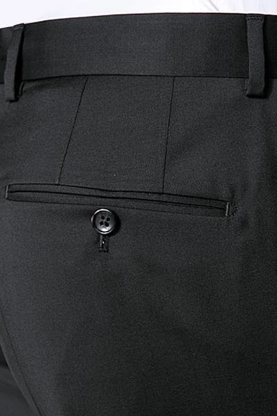 Windsor Hose L-WH Sole 13009349/110 Shaped Fit, Merinowolle Super130 Loro Piana, Schwarz 6 Windsor Hose L-WH Sole 13009349/110 Shaped Fit, Merinowolle Super130 Loro Piana, Schwarz – Bild 4