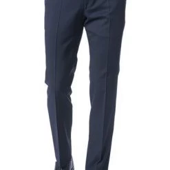 Windsor Hose L-WH Sole 13009349/120 Shaped Fit, Merinowolle Super130 Loro Piana, Dunkelblau, Marine