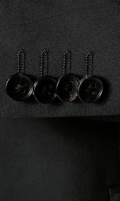 Windsor Anzug 13009346+13009349/110 Anzug Sera-Sole, Shaped Fit, Merinowolle Super130, Schwarz 6 Windsor Anzug 13009346+13009349/110 Anzug Sera-Sole, Shaped Fit, Merinowolle Super130, Schwarz – Bild 4