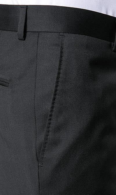 Windsor Anzug 13009346+13009349/110 Anzug Sera-Sole, Shaped Fit, Merinowolle Super130, Schwarz 10 Windsor Anzug 13009346+13009349/110 Anzug Sera-Sole, Shaped Fit, Merinowolle Super130, Schwarz – Bild 8