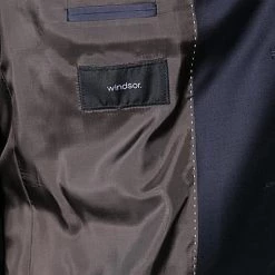 Windsor Anzug 13009346+13009349/120 Anzug Sera-Sole, Shaped Fit, Merinowolle Super130, Dunkelblau, Marine -Anzüge & Westen Schritte 229083 norm5