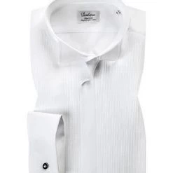 Stenströms Fitted Body 627401/1032/000 Frackhemd, Twill, Weiß