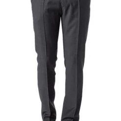 ROY ROBSON Hose 5066/0240/008 Slim Fit, Schurwolle Super100, Grau meliert, Anthrazit