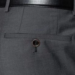 ROY ROBSON Hose 5066/0240/008 Slim Fit, Schurwolle Super100, Grau meliert, Anthrazit -Anzüge & Westen Schritte 231088 norm3