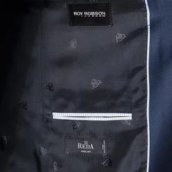 ROY ROBSON Anzug 5008/3022+0340/018 Regular Fit, Schurwolle Super130, Royalblau meliert, Royalblau -Anzüge & Westen Schritte 231101 norm4