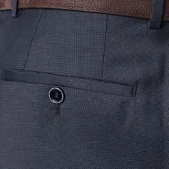 ROY ROBSON Hose 5005/0340/018 Regular Fit, Schurwolle Super100, Nachtblau -Anzüge & Westen Schritte 231117 norm3