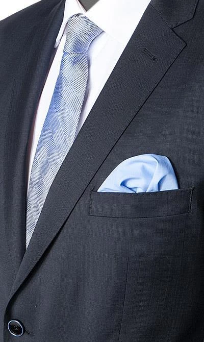 ROY ROBSON Anzug 5005/3042+0340/018 Regular Fit, Schurwolle Super100, Nachtblau meliert, Nachtblau 4 ROY ROBSON Anzug 5005/3042+0340/018 Regular Fit, Schurwolle Super100, Nachtblau meliert, Nachtblau – Bild 2