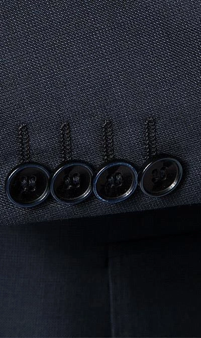 ROY ROBSON Anzug 5005/3042+0340/018 Regular Fit, Schurwolle Super100, Nachtblau meliert, Nachtblau 5 ROY ROBSON Anzug 5005/3042+0340/018 Regular Fit, Schurwolle Super100, Nachtblau meliert, Nachtblau – Bild 3
