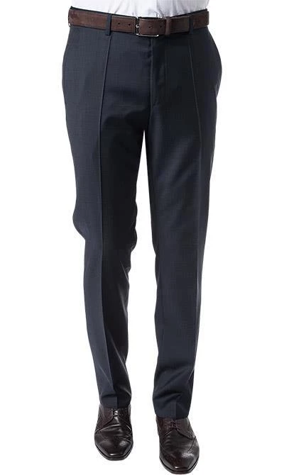 ROY ROBSON Anzug 5005/3042+0340/018 Regular Fit, Schurwolle Super100, Nachtblau meliert, Nachtblau 8 ROY ROBSON Anzug 5005/3042+0340/018 Regular Fit, Schurwolle Super100, Nachtblau meliert, Nachtblau – Bild 6