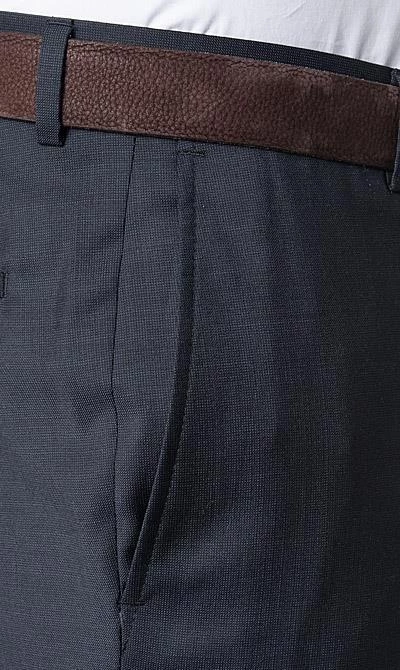 ROY ROBSON Anzug 5005/3042+0340/018 Regular Fit, Schurwolle Super100, Nachtblau meliert, Nachtblau 9 ROY ROBSON Anzug 5005/3042+0340/018 Regular Fit, Schurwolle Super100, Nachtblau meliert, Nachtblau – Bild 7