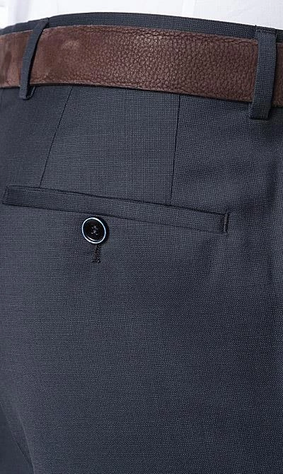 ROY ROBSON Anzug 5005/3042+0340/018 Regular Fit, Schurwolle Super100, Nachtblau meliert, Nachtblau 10 ROY ROBSON Anzug 5005/3042+0340/018 Regular Fit, Schurwolle Super100, Nachtblau meliert, Nachtblau – Bild 8