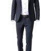 CG Anzug Cliff-Cedric 30-031S0/423622+433063/63 Slim Fit, Schurwoll-Stretch, Nachtblau -Anzüge & Westen Schritte 231224 norm