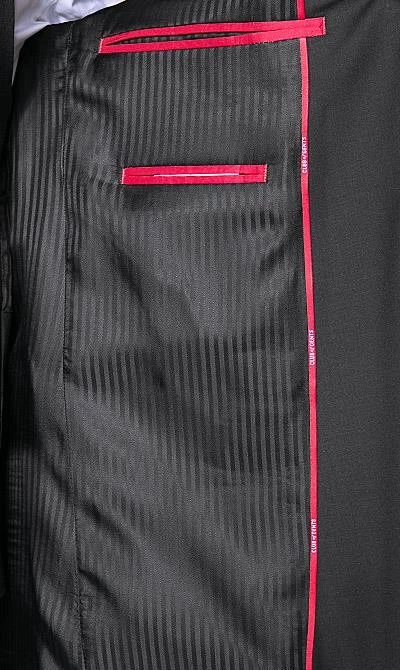 CG Anzug 30-031S0/423622+433063+441013/90 Anzug mit Weste, Slim Fit, Schurwoll-Stretch, Schwarz 7 CG Anzug 30-031S0/423622+433063+441013/90 Anzug mit Weste, Slim Fit, Schurwoll-Stretch, Schwarz – Bild 5