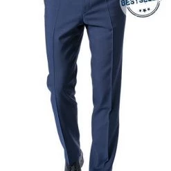 Carl Gross Hose Sascha 50/041N0/332023/63 Modern Fit, Schurwolle, Dunkelblau meliert, Dunkelblau