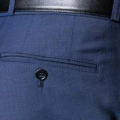 Carl Gross Hose Sascha 50/041N0/332023/63 Modern Fit, Schurwolle, Dunkelblau meliert, Dunkelblau -Anzüge & Westen Schritte 232341 norm3