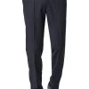 EDUARD DRESSLER Hose Jeff 00211/3B25/44 Shaped Fit, Schurwolle Super110, Dunkelblau, Marine -Anzüge & Westen Schritte 237596 norm