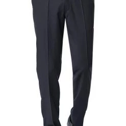 EDUARD DRESSLER Hose Jeff 00211/3B25/44 Shaped Fit, Schurwolle Super110, Dunkelblau, Marine