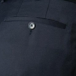 EDUARD DRESSLER Hose Jeff 00211/3B25/44 Shaped Fit, Schurwolle Super110, Dunkelblau, Marine -Anzüge & Westen Schritte 237596 norm3